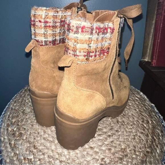 Steve Madden Jaydin-F Lace Up Ankle Boots - Picture 2 of 10